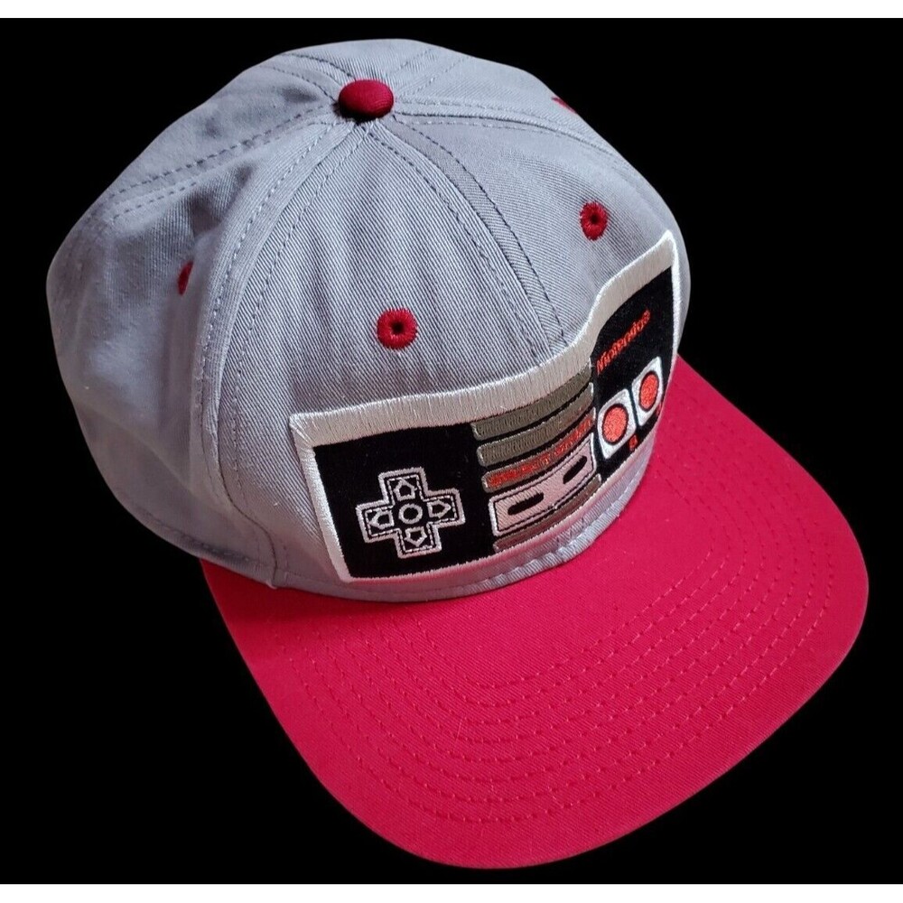 NES Nintendo Entertainment System Controller Embroidery Embroidered Snapback Hat